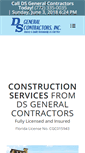 Mobile Screenshot of dsgeneralcontractors.com